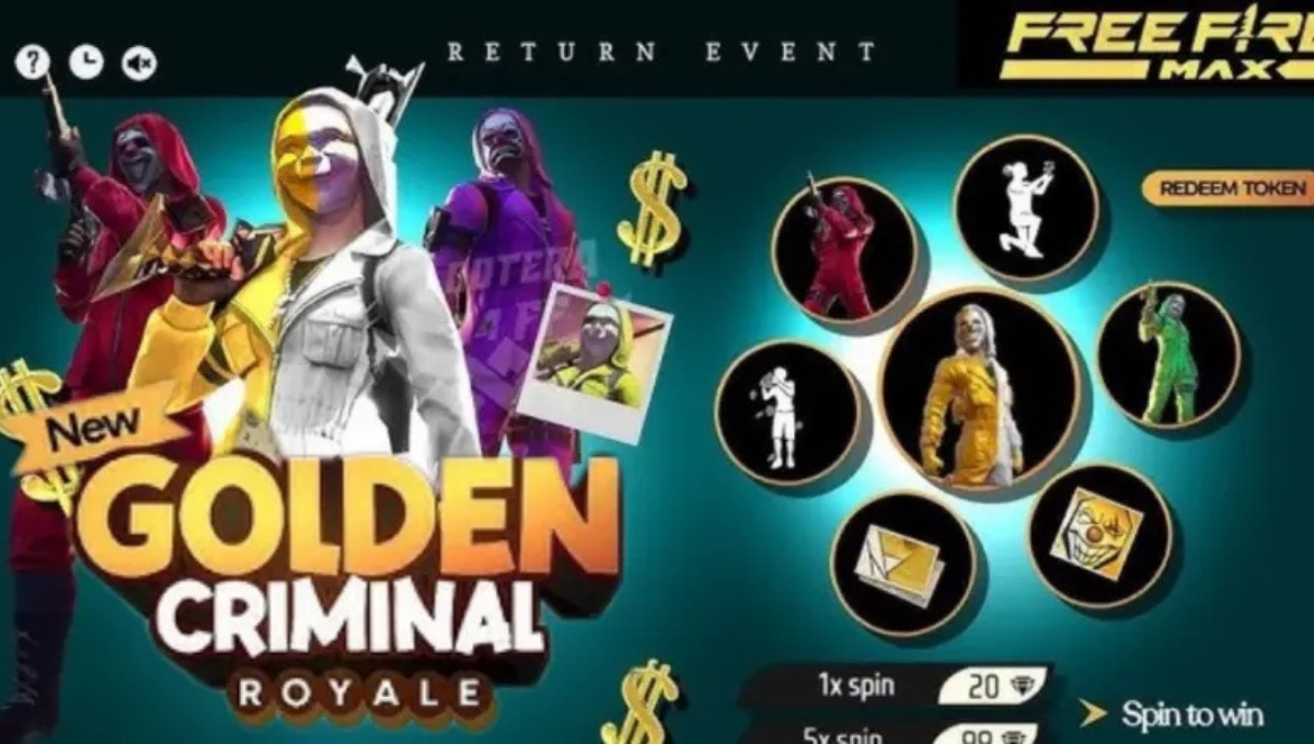 Golden Criminal Bundle Return 2025: Golden Dhamaka will return to Free Fire again