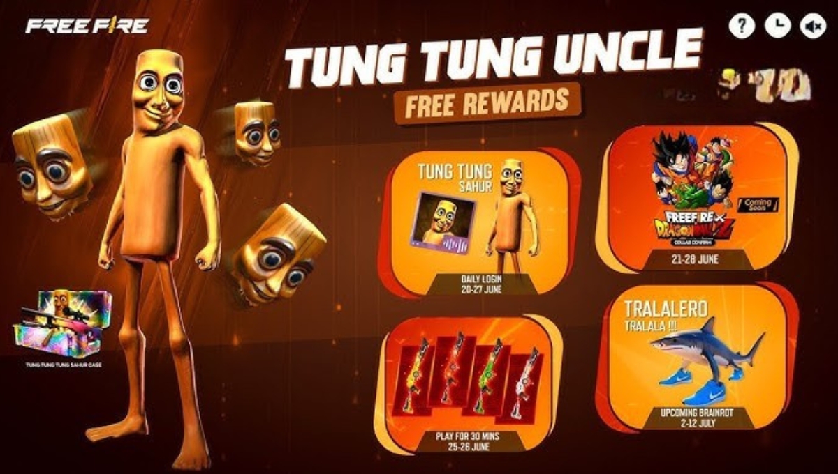 Free Fire Sahur Event 2025: A special gaming gift in the light of Ramadan, earn great rewards with the echo of “Tung Tung Tung”