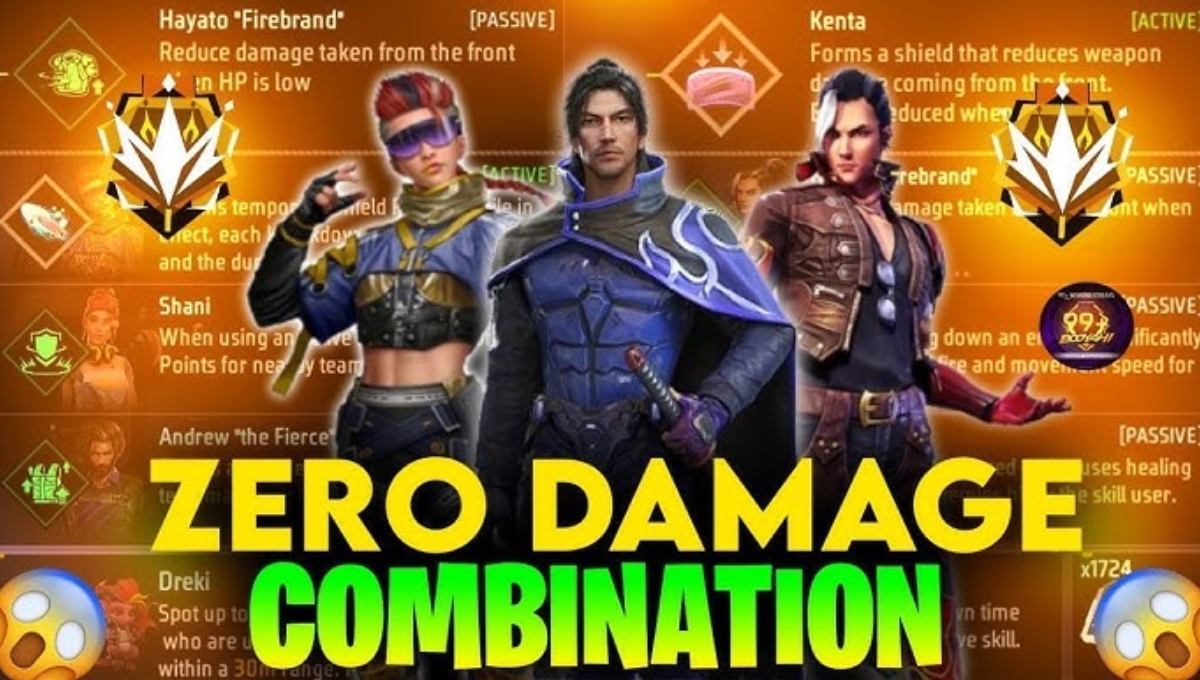 Zero Damage Skill Combination in Free Fire: Now play without damage and become an unbeatable player