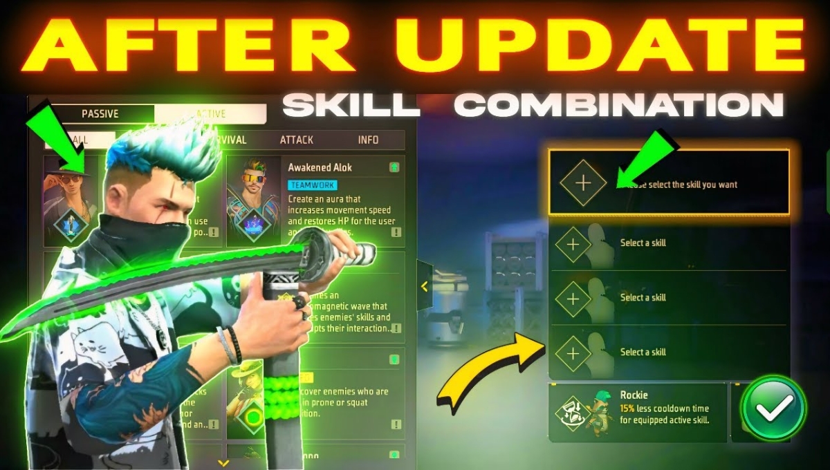 Zero Damage Skill Combination in Free Fire: Now play without damage and become an unbeatable player