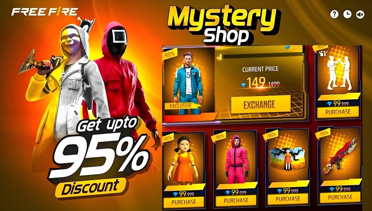 Free Fire Mystery Shop July 2025: Now get exclusive bundles and skins for less diamonds