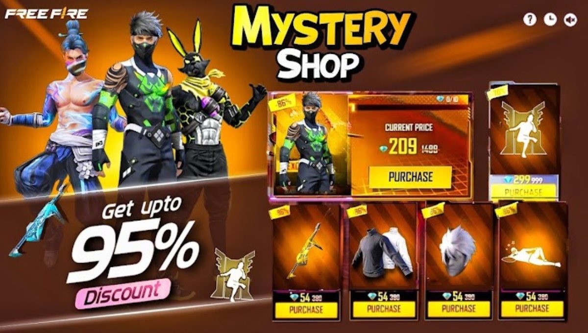 Free Fire Mystery Shop July 2025: Get awesome bundles and skins for less diamonds