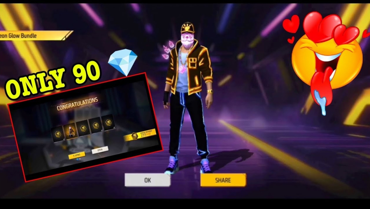 Win Neon Glow Bundle in just one spin Know the whole truth of Neon Ring Event 2025