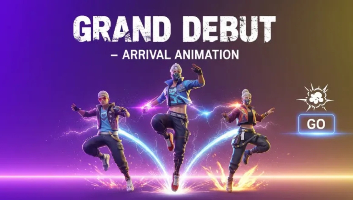Opportunity for the most royal entry in Free Fire: Grand Debut Arrival Animation in just 1 spin