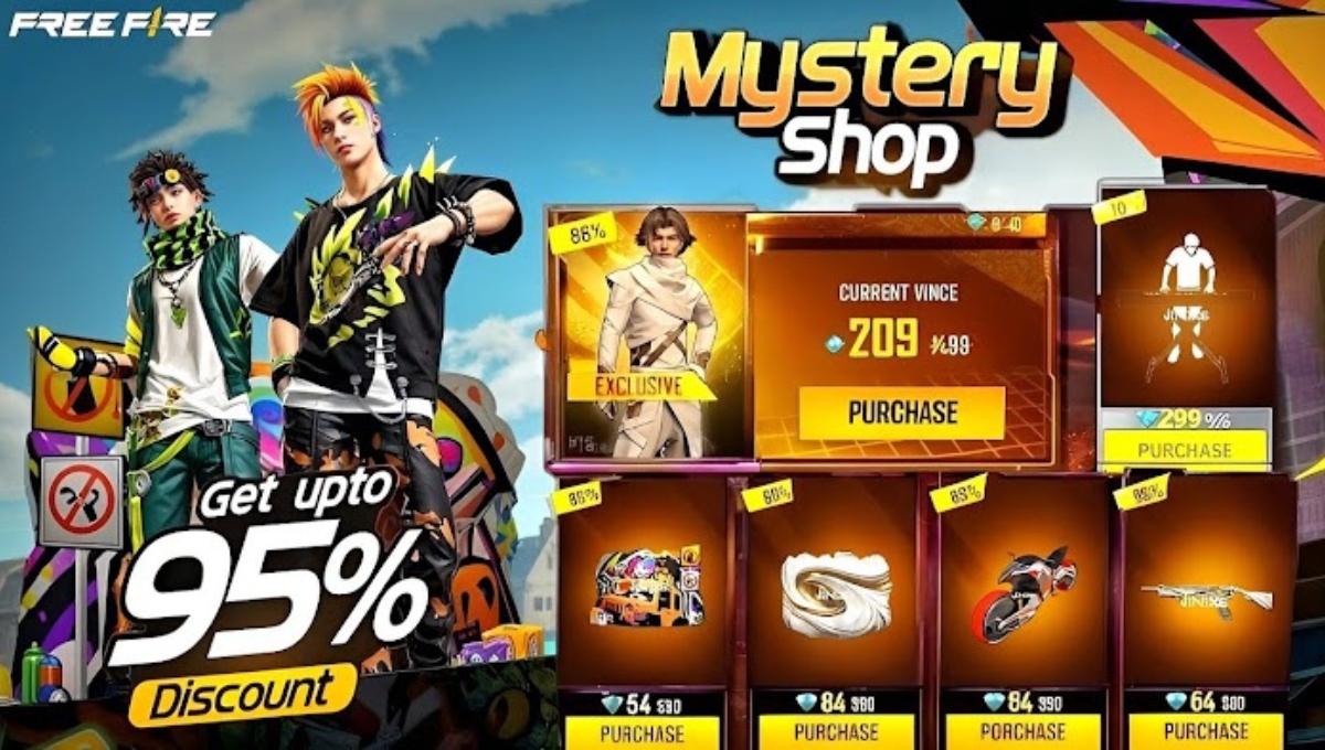 Free Fire Mystery Shop July 2025: Get awesome bundles and skins for less diamonds