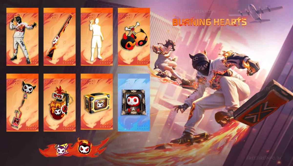 Free Fire Booyah Pass August 2025: When the heart burns, the passion also increases!